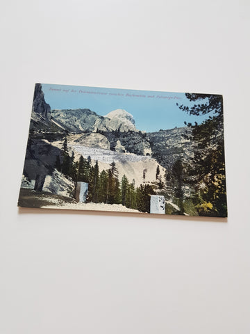 AK Tunnel auf der Dolomitenstrasse zwischen Buchenstein und Falzarego-Pass.