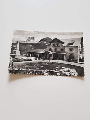 AK Passo Falzarego Albergo Marmolada.