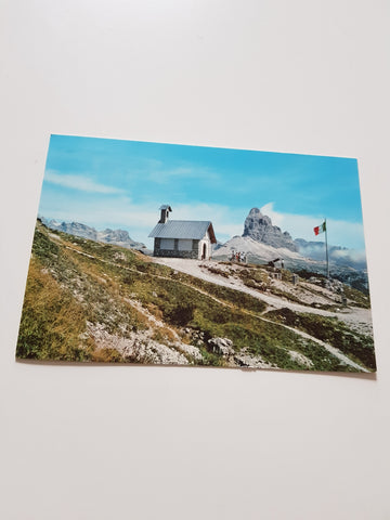 AK Monte Piana. Chiesetta in memoria dei Caduti della Guerra 1915/18.