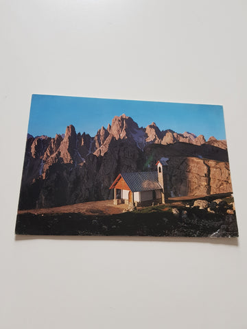 AK Chiesetta Alpina alle Tre Cime Cadini di Misurina.