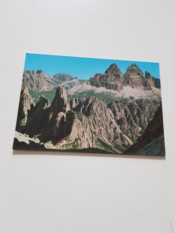 AK Gruppo dei Cadin di Misurina. Rif. F.lli Fonda-Savio. Tre Cime di Lavaredo.