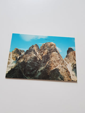 AK Cortina. Monte Cristallo. Veduta aerea.