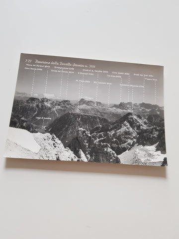 AK Panorama della Forcella Staunies.