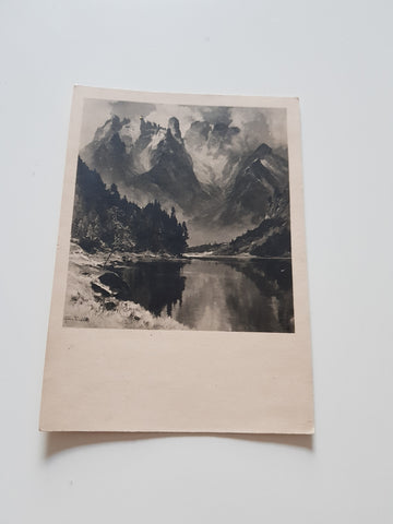 AK Monte Cristallo. Cortina. (Hanns Maurus, München haus der Deutschen Kunst)