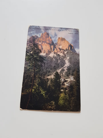 AK Tre Croci mit Monte Cristallo und Piz Popena.