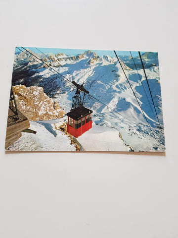 AK Cortina d'Ampezzo. Funivia Passo Falzarego - Lagazuoi.