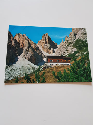 AK Dolomiti Cortina Rifugio Son Forca al Monte Cristallo.