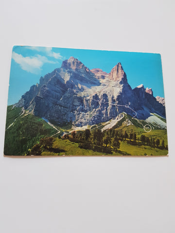 AK Monte Pelmo e tracciato via comune.