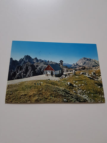 AK Chiesetta. Madonna della Croda agli Alpini. Gruppo dei Cadini.