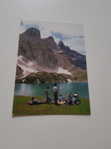 AK Lago Coldai verso il Civetta parete nord.