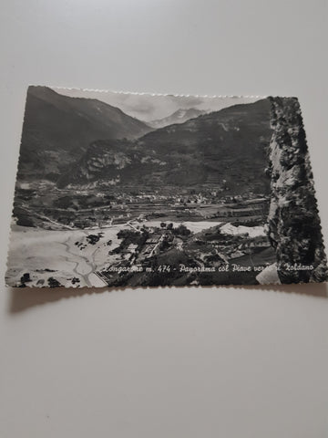 AK Longarone. Panorama col Piave verso il Zoldano.