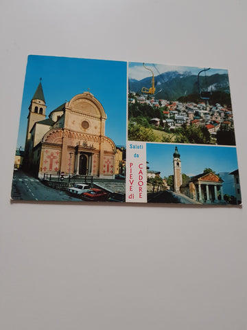 AK Pieve di Cadore. La Chiesa S. Maria. La Chiesetta del Cristo.