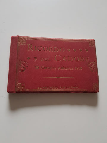 Ricordo del Cadore. 25 Cartoline Artistiche 1916.
