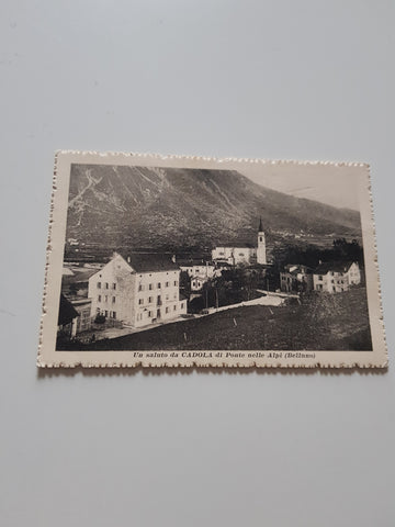 AK Un saluto da Cadola di Ponte nelle Alpi.