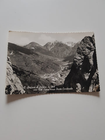 AK S. Stefano di Cadore con Val Piave verso Ponte Cordevole.