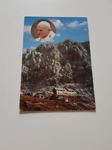 AK Sappada. Rifugio P.F. Calvi. Gruppo Chiaden. A Ricordo della visita del Papa.