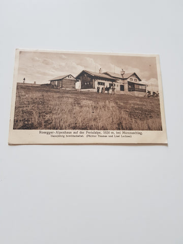 AK Rosegger-Alpenhaus auf der Pretulalpe.