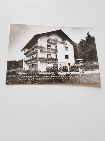 AK Hartmannsdorf - Oed. gasthof Pension Riegersburgblick.