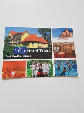 AK Bad Radkersburg. Hotel Triest.