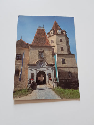 AK Schloss Kornberg im Besitzen der Familie Bardeau. Feldbach.