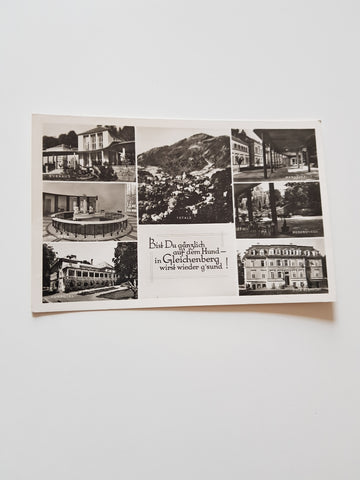 AK Bist du gänzlich auf dem Hund in Gleichenberg wirst wieder g'sund.