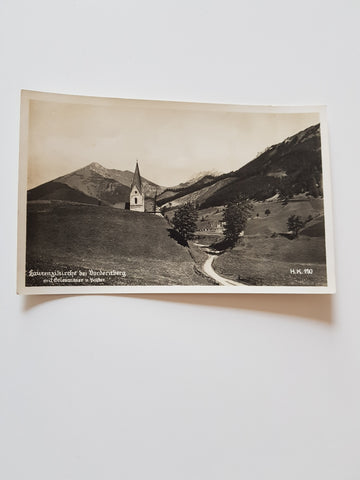 AK Laurenzikirche bei Vordernberg mit Griesmauer u. Polster.