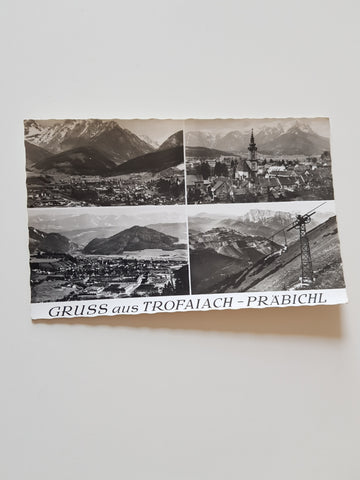 AK Gruss aus Trofaiach - Präbichl. (1963)