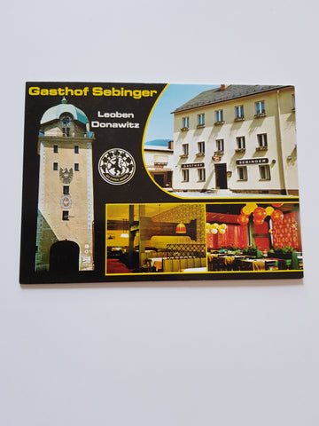AK Leoben. Gasthof Sebinger. Kerpelystraße 30-32.