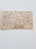 2 Postkarten an eine Frau Therese Stuzin. Leoben. ....fabrik. (Gelaufen 1890)