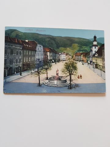 AK Leoben. Hauptplatz. (1915)
