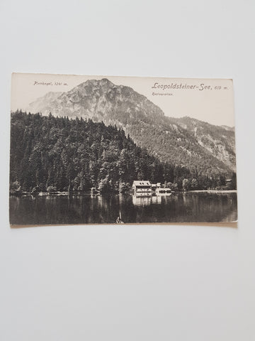 AK Leopoldsteiner See. Restauration (1912)