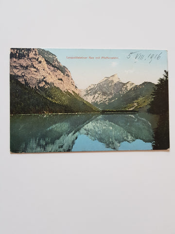 AK Leopoldsteiner See mit Pfaffenstein. (1908)