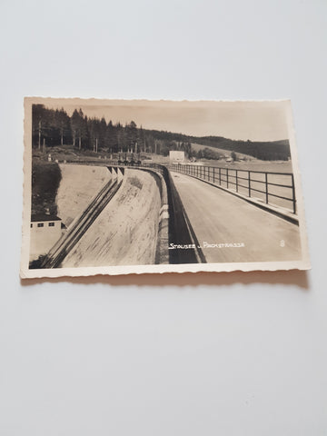 AK Stausee und Packstrasse. (1935)