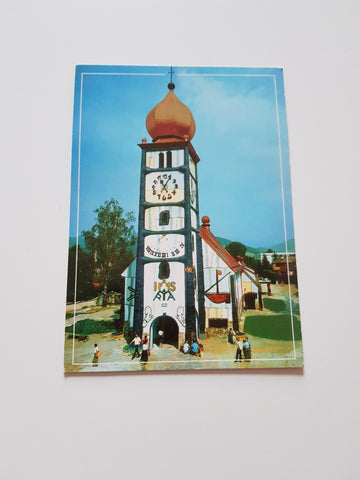 AK Bärnbach. St. Barbara Kirche.