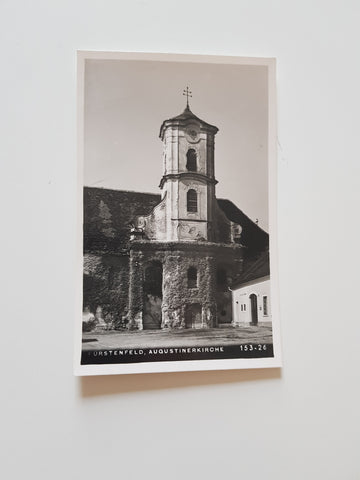 AK Fürstenfeld. Augustinerkirche. Bausteinkarte.