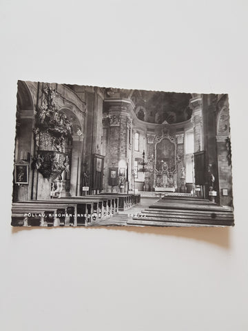 AK Pöllau. Kirchen-Inneres.