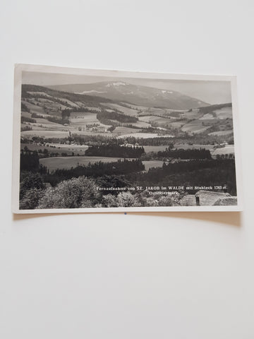 AK Fernaufnahme von St. Jakob im Walde mit Stuhleck.