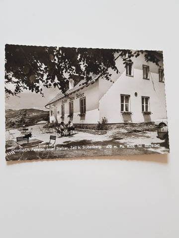 AK Zeil bei Stubenberg. Gasthof Pension Josef Stelzer.