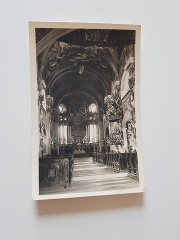 AK Chorherrenstift Vorau, Stiftskirche. Mittelschiff.