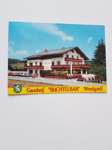 AK Wenigzell 99. Cafe Buchtelbar Restaurant. A.M. Fürntrath.