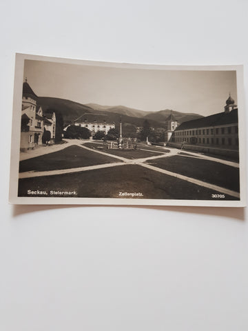 AK Seckau. Zellenplatz. (1931)