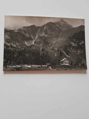 AK Edelraute-Hütte mit Bösenstein. (1941)