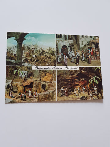 AK Mariazell. Die neue Mechanische Krippe am halben Kalvarienberg. Bruno Habertheuer. Kalvarienberg 1.