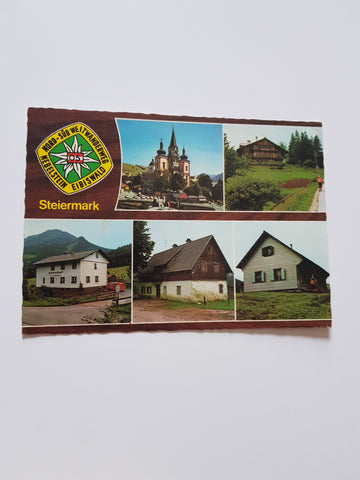 AK Nord-Süd Weitwanderweg Nebelstein - Eibiswald. Mariazell. Hotel Alpenhof, Gasth. Steinacher, Mooshuben, Schöneben, Herrenbodenalm auf dem Tonion.