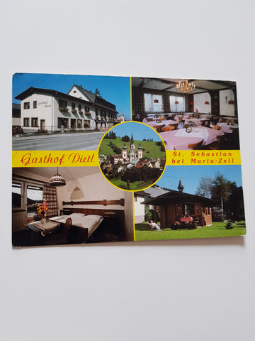 AK Mariazell. St. Sebastian. Gasthof Dietl.