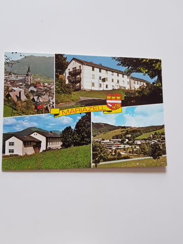 AK Werbe-AK Mariazell. Jugendherberge.