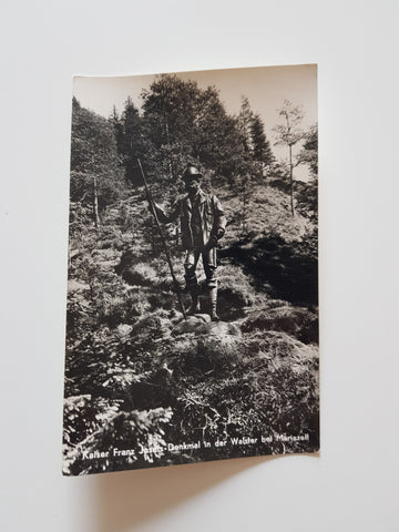 AK Kaiser Franz Josefs-Denkmal in der Walster bei Mariazell. (1962)