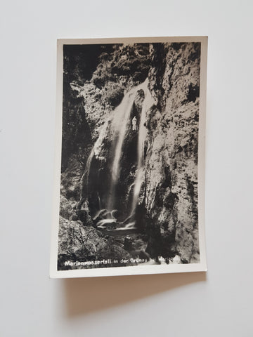 AK Marienwasserfall in der Grünau bei Mariazell.