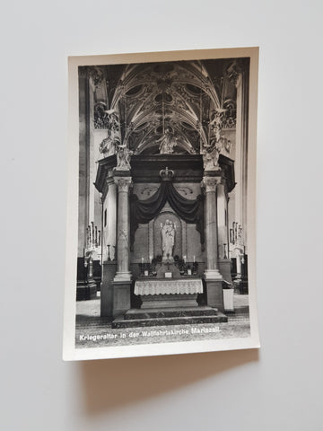 AK Kriegeraltar in der Wallfahrtskirche Mariazell.