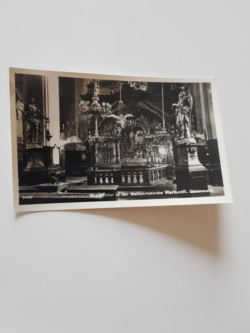 AK Gnadenaltar in der Wallfahrtskirche Mariazell.
